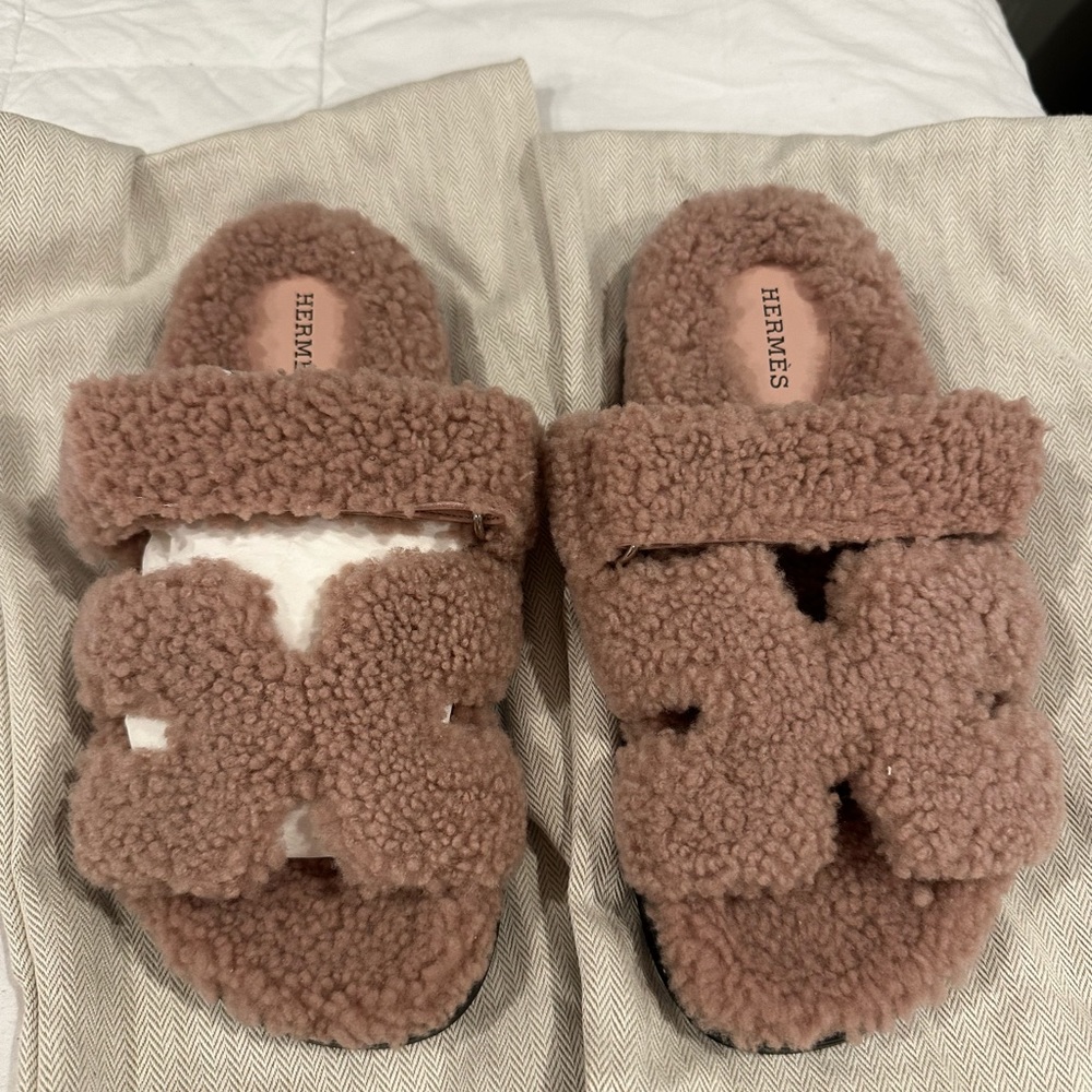 Hermes shearling Chypre